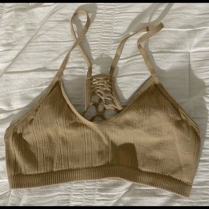 Free people ribbed racerback bralette